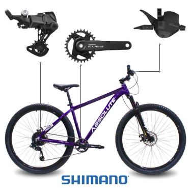Imagem de Bicicleta Aro 29 Absolute Nero 5 Shimano Cues 9v Alumínio Freio Hidráulico 21 Roxo