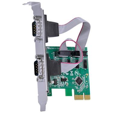 Imagem de PLACA SERIAL COM 2 SAIDAS RS232 RS485 RS422 PCI EXPRESS PCI-E X1 COM LOW PROFILE - P2IE-LP