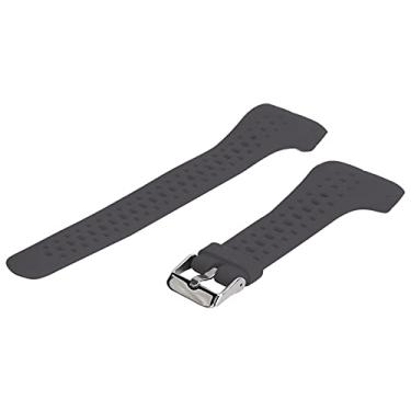 Imagem de Generic Pulseira de Silicone de Substituição de Pulseira de Relógio para M400/M430 – Ajustável e Confortável para Uso Diário (Cinza)