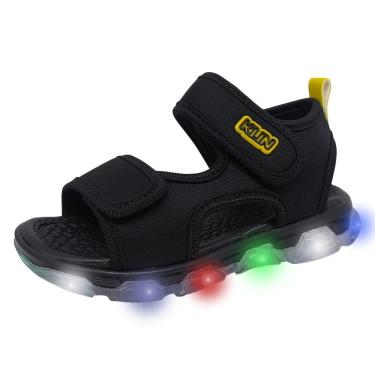Imagem de Sandália Infantil Menino Conforto Dia a DIa Luz Led Klin