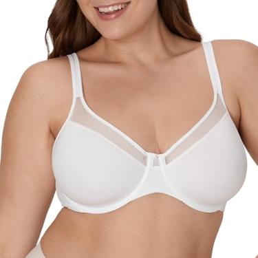 Imagem de Bali Sutiã feminino One Smooth U ultra leve, com aro, alças conversíveis, Branco, 38C