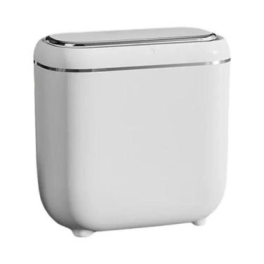 Imagem de Lixeira Inteligente Sem Toque De 14L Com Sensor Automático Para Banhei