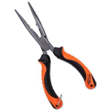Imagem de Alicate Para Pesca Multiuso Bico Reto Aço VFox Vf-304 Chumbo - V-Fox