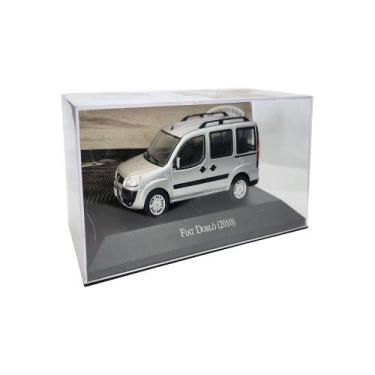 Imagem de Miniatura Carros Do Brasil Fiat Doblo 2010 Edição 141 Prateado - Plane