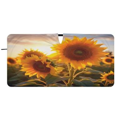 Imagem de CEBUGI Para-brisa de carro dobrável para-sol sombra girassol janela de carro guarda-chuva dianteiro para-brisa para-sol para acessórios de carro legal carro refletor protetor solar, M