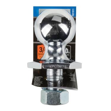 Imagem de Reese 7021911 Interlock® Bola de engate de reboque, diâmetro de 4,7 cm, capacidade de 900 g, diâmetro da haste de 1,9 cm, comprimento da haste de 3,8 cm, cromado