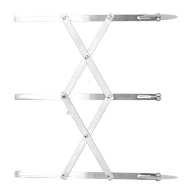 Imagem de Cryfokt Cortador de Pizza Com Várias Rodas de Aço Inoxidável para Cortar Massa e Doces Uniformemente para Assar na Cozinha, Tamanho da Roda de 5,5 Cm, Material de Aço Inoxidável 430 (Três rodadas de