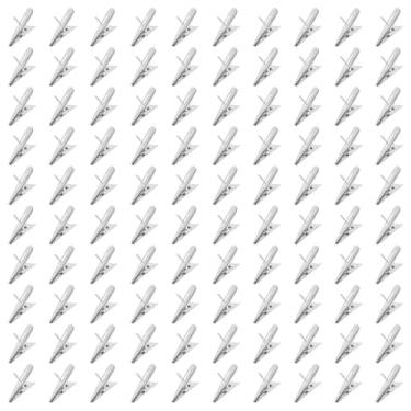 Imagem de Xhziy 100 braçadeiras para decoração de Natal de 3 cm, grampos de mola de pássaros, grampos de metal resistentes adequados para decorações de árvores de Natal e artesanato, são muito adequados para