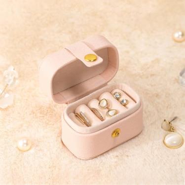 Imagem de Caixa com pingente em formato de rosa, caixa de joias de LED, para casamento, casamento, aniversário, dia dos namorados, presente de aniversário (vermelho)