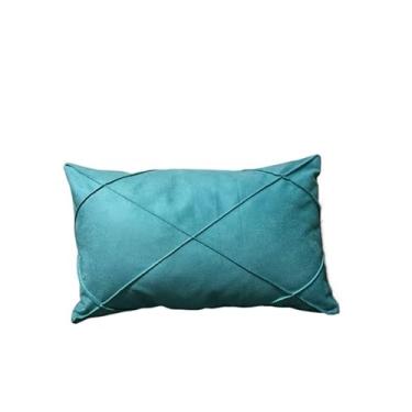 Imagem de Almofadas Suede Drapeada 30x50cm Confortáveis para Sofá,Sala,Quarto, com Refil de Silicone,Ideal para Moradores e Amantes de Decoração(4,TIFANY)
