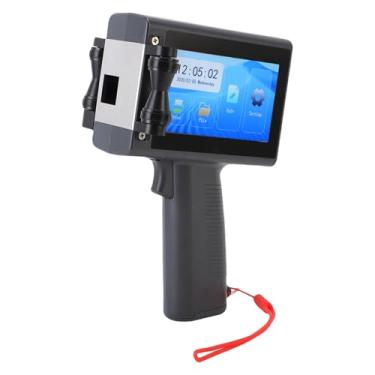 Imagem de Garosa Impressora Jato de Tinta Portátil TIJ Com Tela Sensível Ao Toque HD de 4,3 Polegadas e 29 Idiomas para Impressão de Data de Código de Barras de Código QR de Texto (plugue da ue)