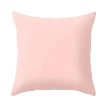 Imagem de Capa De Almofada De Poliéster Rosa, Branca, Preta E Verde 45x45cm Para