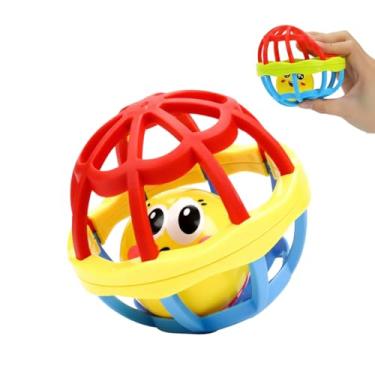Imagem de Bola Sensorial Mordedor Bebê Silicone Macio Bolinha Baby Ball Colorida Infantil Desenvolvimento (1)