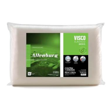 Imagem de Travesseiro Viscoelástico Médio Altenburg - 46cm x 66cm - Marfim