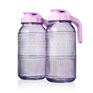 Imagem de Conjunto de 2 jarras de vidro (lavanda)