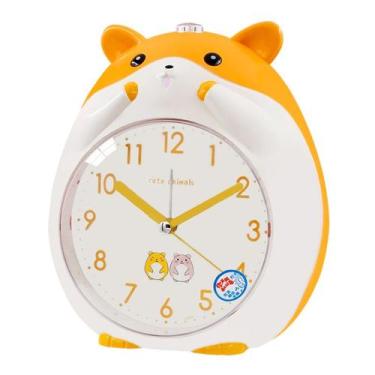 Imagem de Despertador Linda voz de hamster de desenho animado cantando com luz n