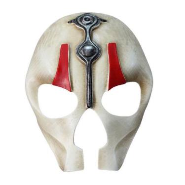 Imagem de Máscara de cosplay branqueia resina de Páscoa, carnaval de Halloween -