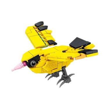 Imagem de Conjunto De Blocos De Montar De Animais Em 3D, Decoração De Mesa Reali