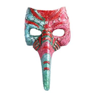 Imagem de Máscara Punk Plagues Doctors Beak Half Face PU Foam Halloween - yiweis