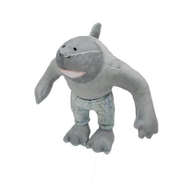 Imagem de Boneca de pelúcia King Shark Anime Cinza 25 cm - yiweisai