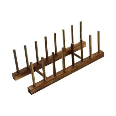 Imagem de Suporte De Armazenamento De Cozinha Multifuncional De Madeira Montado 