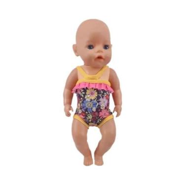Imagem de Boneca De 43CM (18 Polegadas) Com Roupa De Banho E Acessórios Para Bon
