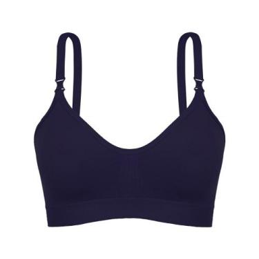 Imagem de Sutiã Power Sem Bojo Loba Lupo 41028-001 Microfibra, Índigo, P