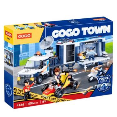 Imagem de Blocos de Montar Caminhão Coleção Police Force 406 pçs 4166 - COGO Dor