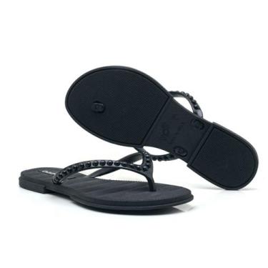 Imagem de Chinelo Feminino Pérola Dedo Confortável Leve Casual Promoção - - Cace