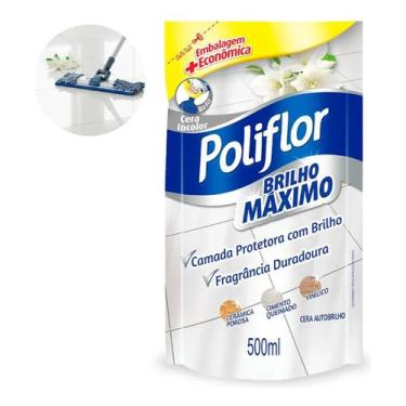 Imagem de Refil Cera Líquida Incolor Autobrilho Poliflor 500ml