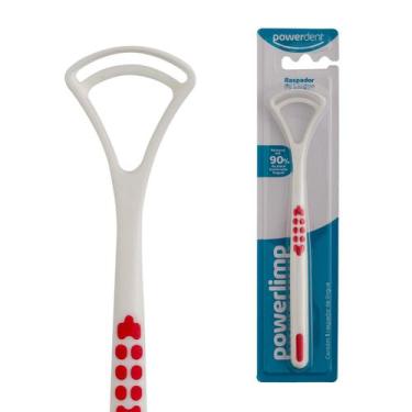 Imagem de Raspador de lingua powerlimp, Vermelho