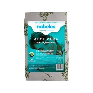 Imagem de Capa p/ Travesseiro Aloevera Regenerador Nabeles, Cinza