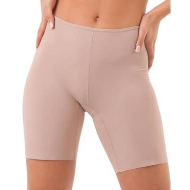 Imagem de Calcinha Shorts Box Feminina Microfibra Nayane Rodrigues, G, Chocolate