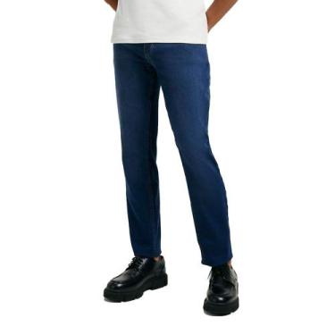 Imagem de Calça Jeans Masculina Hering Skinny Soft Touch Azul - KZ0F, 48, Azul