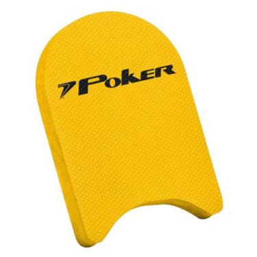 Imagem de Prancha de Natação 100% EVA 31x39cm Treino Poker, Amarelo