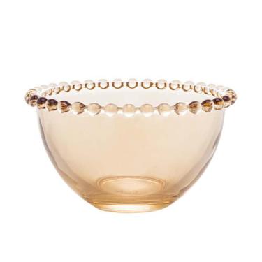 Imagem de Conjunto 4 Bowls Cristal Pearl Ambar 14x8cm - WOLFF