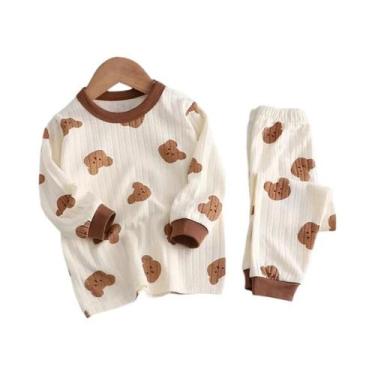 Imagem de Pijama De Manga Longa Para Menino, Leve, Confortável, Design Fofo, Rou