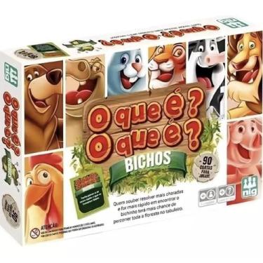 Imagem de Jogo O que é O que é Bichos - Nig Brinquedos