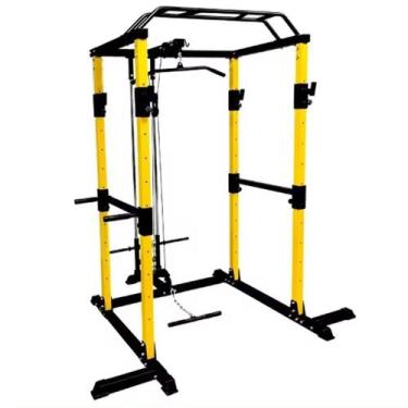Imagem de Rack Mono Cross Agachamento Polia Supino Musculação WCT FIT