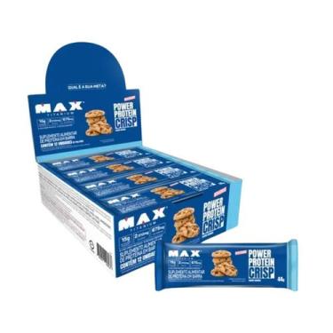 Imagem de Caixa 12 Power Protein Crisp Max Titanium 44g 15G Proteína -, Cookies 
