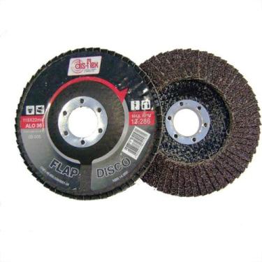 Imagem de Disco Flap Disflex 4.1/2X 60 Oxido Aluminio Hobby 09.006 - Kit C/10