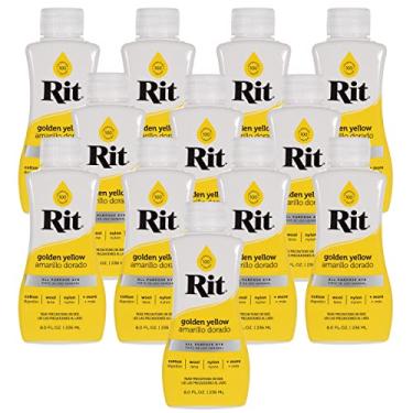 Imagem de Rit Corante Líquido Multiuso | Pacote com 12 | Funciona com Misturas de Algodão, Seda, Madeira e Outros Tecidos/Tecidos | Crie Cores e Desenhos Personalizados