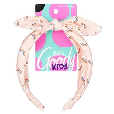 Imagem de Goody Tiara infantil – Estampa de arco-íris – Ajuste confortável para usar o dia todo – Para todos os tipos de cabelo – Acessórios de cabelo
