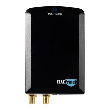 Imagem de ELAC Protek Protetor contra sobretensão de 3 tomadas/Condicionador de energia com coaxial