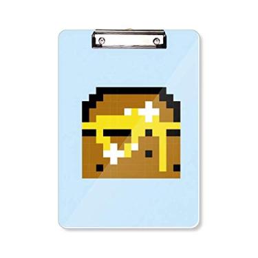 Imagem de Caixa de vela de verão com pixel para caça ao tesouro placa de apoio A4
