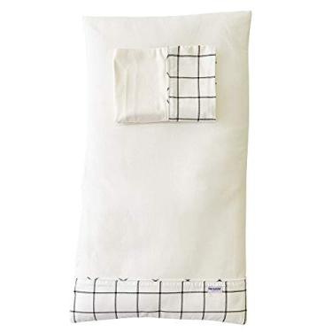 Imagem de Biramar Baby Colchonete Para Carrinho De Bebê Com Fronha Malha Boston Preto Preto Pacote De 2