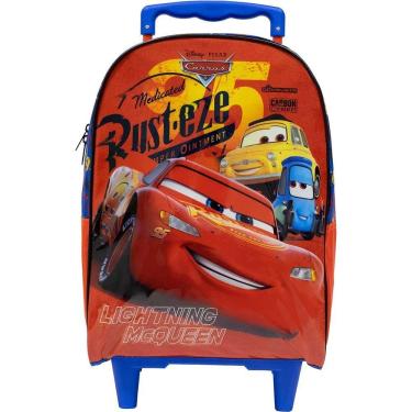 Imagem de Mochila Escolar Infantil Com Rodinhas Carros X Nº16 Xeryus