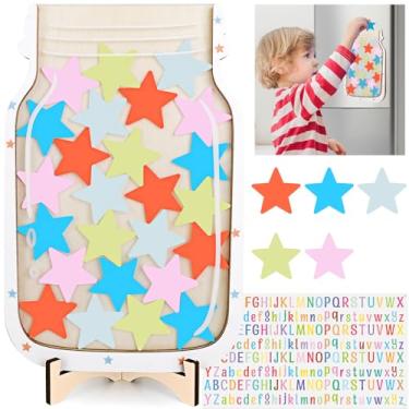 Imagem de Pote de recompensa magnético, pote de recompensa de sala de aula para crianças, sistema de recompensa Start Jar para sala de aula, jarra magnética de incentivo, ferramenta de treinamento de penico de