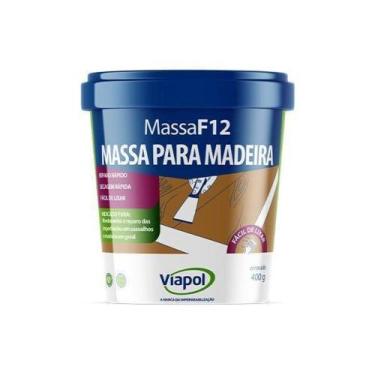 Imagem de Viapol massa para correção de madeira f12, Branco
