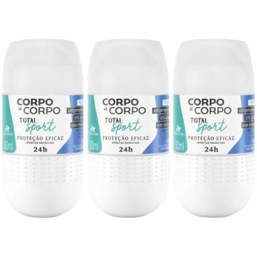 Imagem de 3 Desodorante Antiperspirate Roll on Total Sport 50ml Davene